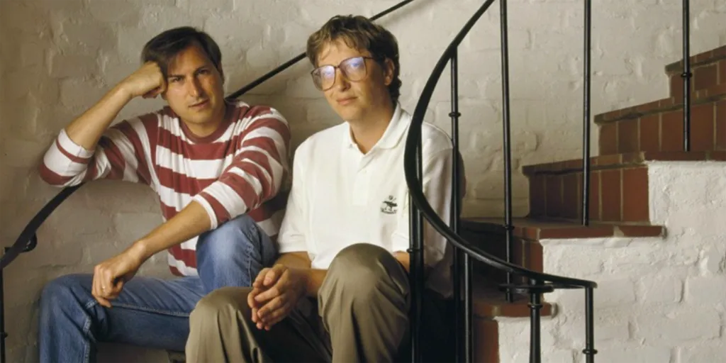 Steve Jobs and Bill Gates